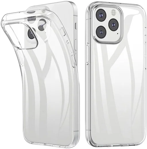 Apple iPhone 13 Pro Hoesje Dun TPU Back Cover Transparant afbeelding 7