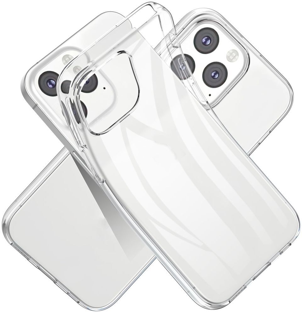 Apple iPhone 13 Pro Hoesje Dun TPU Back Cover Transparant afbeelding 9