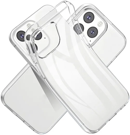Apple iPhone 13 Pro Hoesje Dun TPU Back Cover Transparant afbeelding 9