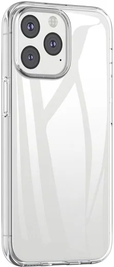 Apple iPhone 13 Pro Hoesje Dun TPU Back Cover Transparant afbeelding 2