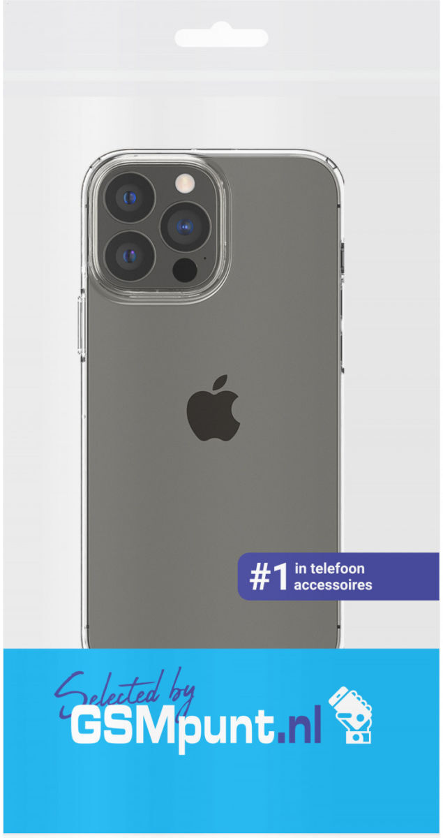 Apple iPhone 13 Pro Hoesje Dun TPU Back Cover Transparant afbeelding 4