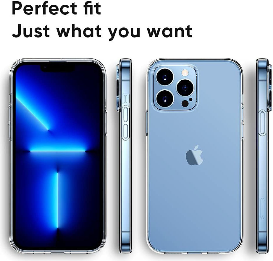 Apple iPhone 13 Pro Max Hoesje Dun TPU Back Cover Transparant afbeelding 7