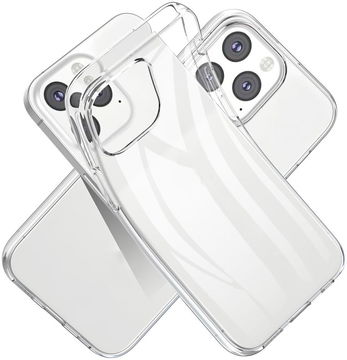 Apple iPhone 13 Pro Max Hoesje Dun TPU Back Cover Transparant