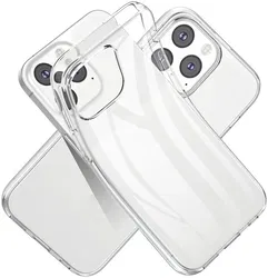 Apple iPhone 13 Pro Max Hoesje Dun TPU Back Cover Transparant afbeelding