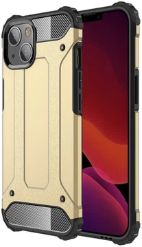Apple iPhone 13 Mini Hoesje Shock Proof Hybride Back Cover Goud