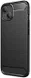 Apple iPhone 13 Hoesje Geborsteld TPU Flexibele Back Cover Zwart afbeelding 2