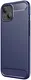 Apple iPhone 13 Hoesje Geborsteld TPU Flexibele Back Cover Blauw afbeelding 1