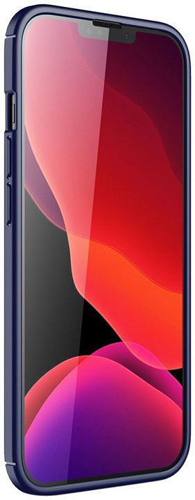 Apple iPhone 13 Hoesje Geborsteld TPU Flexibele Back Cover Blauw afbeelding 2