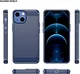 Apple iPhone 13 Hoesje Geborsteld TPU Flexibele Back Cover Blauw afbeelding 9