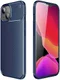 Apple iPhone 13 Mini Hoesje Siliconen Carbon TPU Back Cover Blauw afbeelding 5