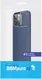 Apple iPhone 13 Pro Hoesje Siliconen Carbon TPU Back Cover Blauw afbeelding 4