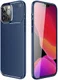 Apple iPhone 13 Pro Hoesje Siliconen Carbon TPU Back Cover Blauw afbeelding 5
