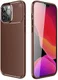 Apple iPhone 13 Pro Hoesje Siliconen Carbon TPU Back Cover Bruin afbeelding 5