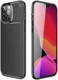 Apple iPhone 13 Pro Max Hoesje Siliconen Carbon TPU Back Cover Zwart afbeelding 4