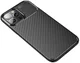 Apple iPhone 13 Pro Max Hoesje Siliconen Carbon TPU Back Cover Zwart afbeelding 10