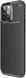 Apple iPhone 13 Pro Max Hoesje Siliconen Carbon TPU Back Cover Zwart afbeelding 1