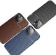 Apple iPhone 13 Pro Max Hoesje Siliconen Carbon TPU Back Cover Bruin afbeelding 12