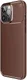 Apple iPhone 13 Pro Max Hoesje Siliconen Carbon TPU Back Cover Bruin afbeelding 1