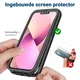 Apple iPhone 13 Mini Hoesje Full Protect 360° Cover Hybride Zwart afbeelding 8