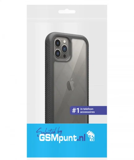 Apple iPhone 13 Mini Hoesje Full Protect 360° Cover Hybride Zwart afbeelding 15