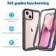 Apple iPhone 13 Mini Hoesje Full Protect 360° Cover Hybride Zwart afbeelding 4