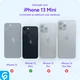 Apple iPhone 13 Mini Hoesje Full Protect 360° Cover Hybride Zwart afbeelding 2
