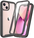 Apple iPhone 13 Hoesje Full Protect 360° Cover Hybride Zwart