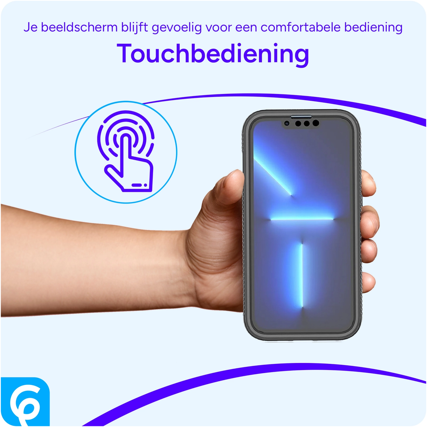 Apple iPhone 13 Pro Hoesje Full Protect 360° Cover Hybride Zwart afbeelding 6