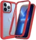Apple iPhone 13 Pro Hoesje Full Protect 360° Cover Hybride Rood afbeelding 1