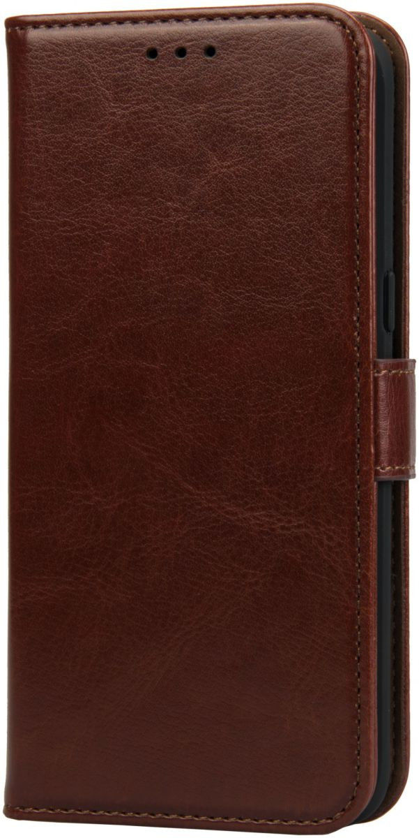 Rosso Element Apple iPhone 13 Mini Hoesje Book Cover Bruin afbeelding 10