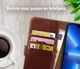 Rosso Element Apple iPhone 13 Pro Hoesje Book Cover Bruin afbeelding 8
