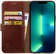 Rosso Element Apple iPhone 13 Pro Max Hoesje Book Cover Bruin afbeelding 1
