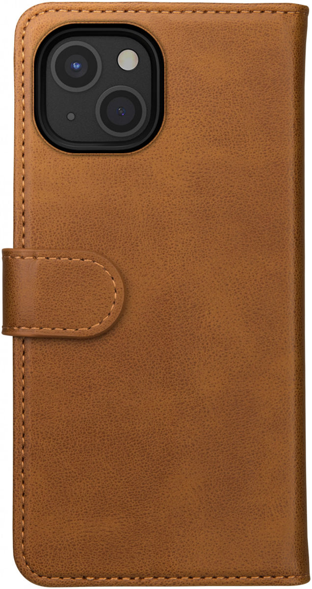 Rosso Element Apple iPhone 13 Mini Hoesje Book Cover Lichtbruin afbeelding 4