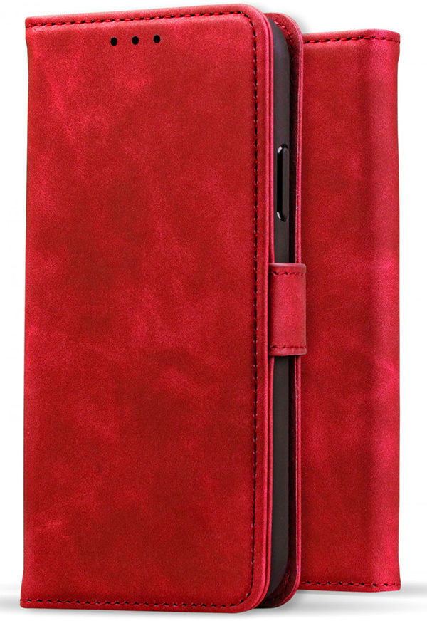 Rosso Element Apple iPhone 13 Mini Hoesje Book Cover Rood afbeelding 9