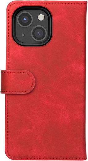 Rosso Element Apple iPhone 13 Mini Hoesje Book Cover Rood afbeelding 2