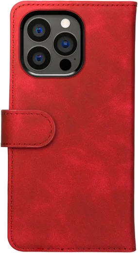 Rosso Element Apple iPhone 13 Pro Hoesje Book Cover Rood afbeelding 2