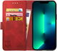 Rosso Element Apple iPhone 13 Pro Max Hoesje Book Cover Rood