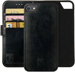 Rosso Element 2-in-1 iPhone 6/7/8/SE (2020/2022) Hoesje Zwart afbeelding