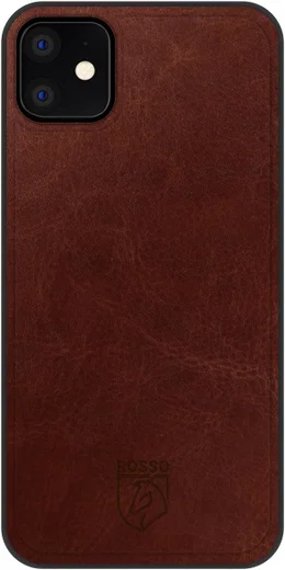 Rosso Element Uitneembaar 2-in-1 Apple iPhone 11 / XR Hoesje Bruin afbeelding 3
