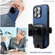 Rosso Element Uitneembaar 2-in-1 Apple iPhone 11 / XR Hoesje Blauw afbeelding 3