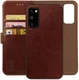 Rosso Element 2-in-1 Samsung Galaxy S20 Hoesje Bruin afbeelding 1