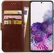 Rosso Element 2-in-1 Samsung Galaxy S20 Hoesje Bruin afbeelding 7
