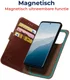 Rosso Element 2-in-1 Samsung Galaxy S20 Hoesje Bruin afbeelding 2