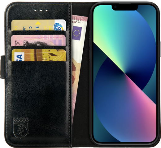 Rosso Element 2-in-1 Apple iPhone 13 Mini Hoesje Zwart afbeelding 8