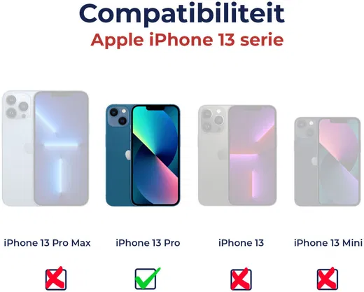 Rosso Element 2-in-1 Apple iPhone 13 Pro Hoesje Bruin afbeelding 8