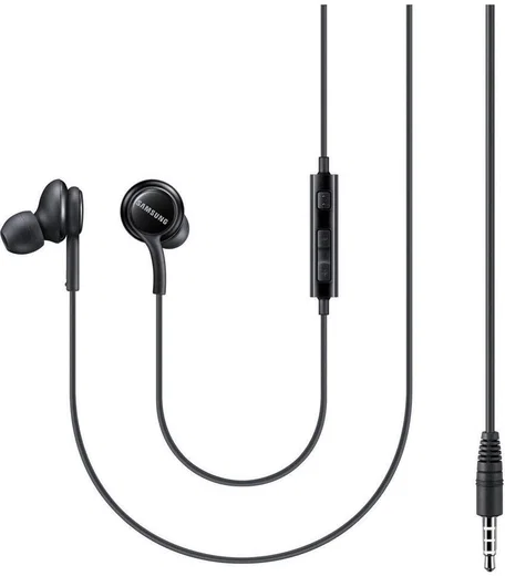 Originele Samsung Oortjes In-Ear 3.5mm Jack Zwart afbeelding 1