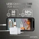 4smarts DoublePort 30W USB-A QC en USB-C Power Delivery Adapter Wit afbeelding 5