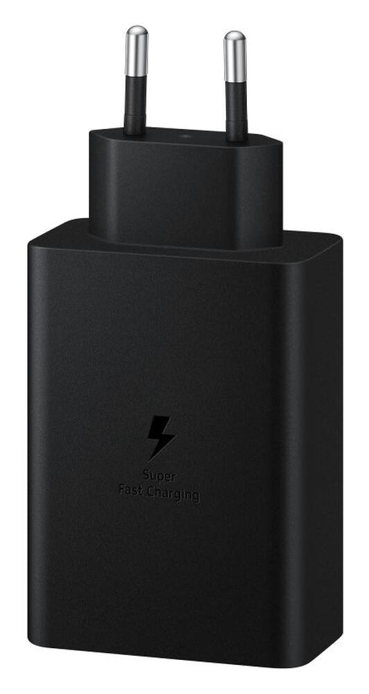 Originele Samsung Trio 65W Power Adapter USB-C / USB Snellader Zwart afbeelding 7