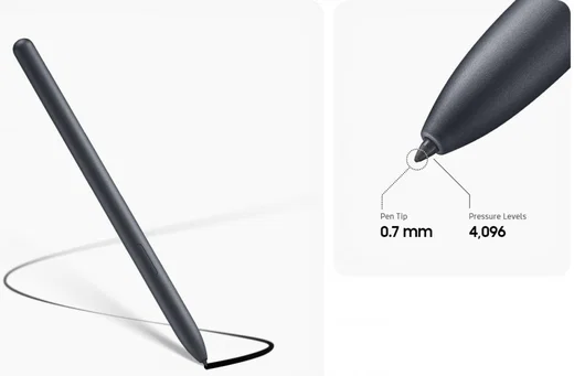 Originele Samsung Galaxy Tab S7 FE S Pen Stylus Pen Zwart afbeelding 3