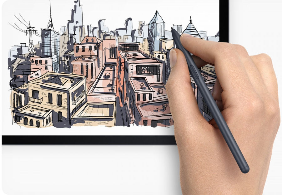 Originele Samsung Galaxy Tab S7 FE S Pen Stylus Pen Zilver afbeelding 4